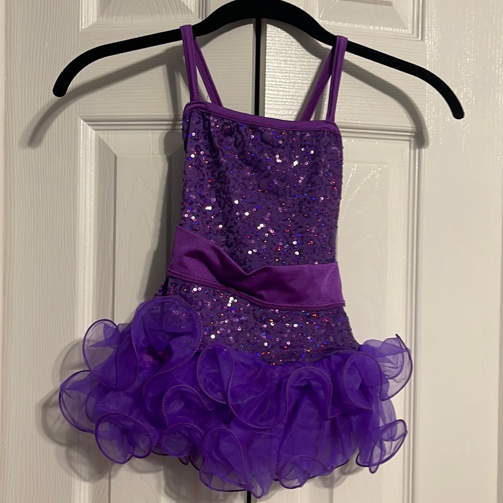 Art Stone purple ballet tutu dress dance costume size kids small
